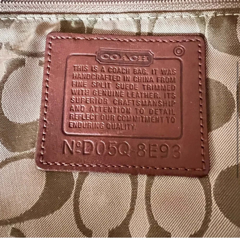 Coach Brown Leather Shoulder Bag - Picture 2 of 11